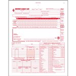 5 in 1 Drivers Daily LogBook, 3 ply Carbonless