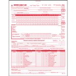 Canadian 2-In-1 Drivers Daily Log Book, 2 Ply, Carbon, DVIR