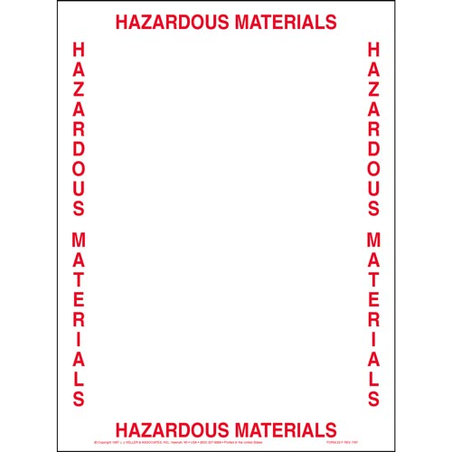 Hazardous Materials Bill of Lading Envelope