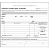 Straight Bill of Lading, Short Form, Snap-Out, 4-Ply, Carbon