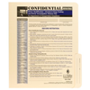Confidential All-In-One Driver Qualification File Folder for 2 Part Forms