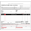 Straight Bill of Lading, Universal Form, Snap Out, 3-Ply, Carbonless