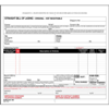 Straight Bill of Lading, Universal Form, Snap Out, 4-Ply, Carbonless