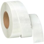 Solid White Conspicuity Tape for Tractor Trailers