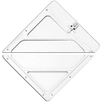 Slidemaster Split Frame with White Finish