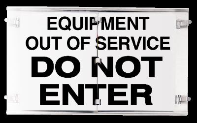 Logomaster, Equipment Out of Service Do Not Enter