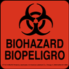 Biohazard Label, Bilingual