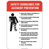 Safety Guidelines for Accident Prevention, Poster