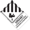 UN 3481 Lithium Ion Batteries Contained in Equipment Label , Extended, 500ct Roll