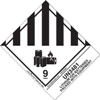 UN 3481 Lithium Ion Batteries Packed with Equipment Label , Standard, 500ct Roll