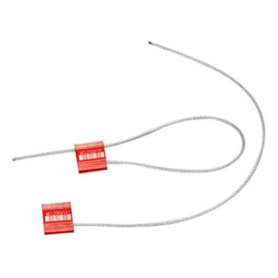 14" Cable Lock Seals, 2.4mm x 14", Red