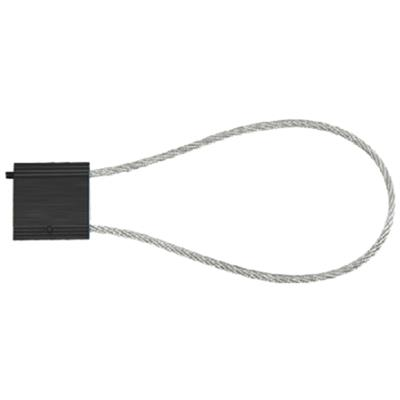 14" Cable Lock Seals, 3mm x 20cm, Black