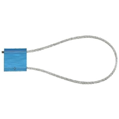 14" Cable Lock Seals, 3mm x 20cm, Blue