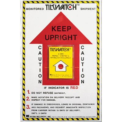 TiltWatch Damage Indicator Instruction Label