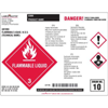 Anti-Static Drum Label, 8 3/8" x 14 7/8", 2 Color