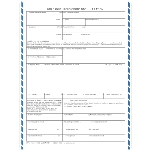 IMO Dangerous Goods Declaration Form, Laser 1 Part - 100 pack