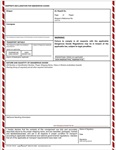 Shippers Declaration for Dangerous Goods Form