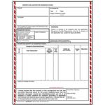 Shippers Declaration for Dangerous Goods Form - Laser, with Columns