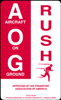 Rush AOG Label