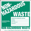 Non-Hazardous Waste Label with Generator Info Custom, Vinyl
