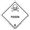 Poison Label, Worded, Paper, 100ct Roll