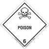 Poison Label, Worded, Vinyl, 500ct Roll