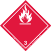 Flammable Liquid, International, Vinyl Label