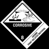 Corrosive Label, UN 3066 Paint Related Material