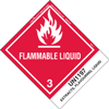 Flammable Liquid, UN 1197 Extracts, Flavouring, Paper Label