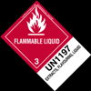 Flammable Liquid Label, UN 1197 Extracts, Flavouring, Extended