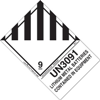 UN 3091 Lithium Metal Batteries Contained in Equipment Label