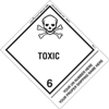Personalized Toxic Shipping Name Label, Paper w Standard Tab