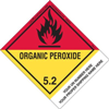Personalized Organic Peroxide Label, Shipping Name, PVC Free Film w Standard Tab