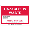 Hazardous Waste Label, Paper