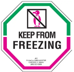 Keep From Freezing Label, Paper, 3 x 3