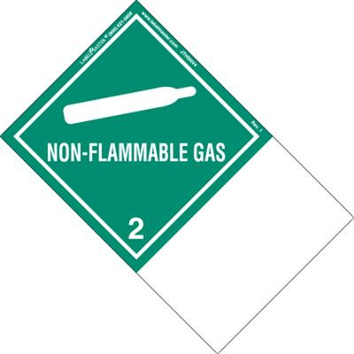 Non-Flammable Gas Blank PVC-Free Film Jumbo Tab Label