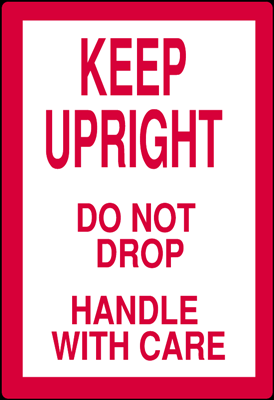Keep Upright Label