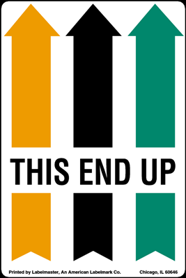 This End Up Label Paper 4 x 6