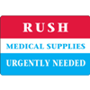 Rush Medical Supplies, Label
