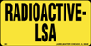 Radioactive-LSA Label, Paper, 100ct