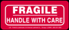 Fragile Handle With Care Label, 4 x 2