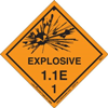 Explosive 1.1 E Label, Paper, 500ct Roll