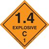 Explosive 1.4 C Label, Paper, 500ct
