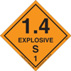 Explosive 1.4 S Label, Paper, 500ct