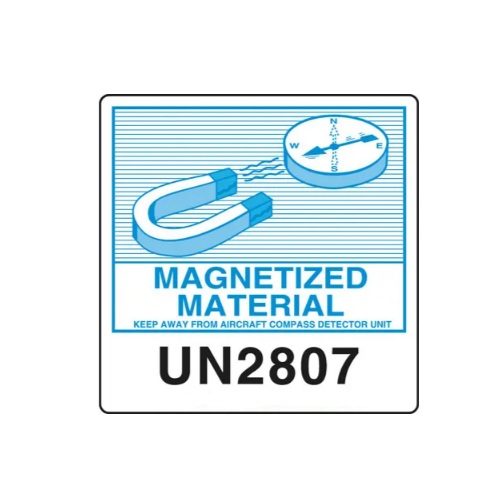Magnetized Materials Air Label UN2807