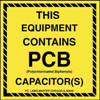This Equipment Contains PCB Label