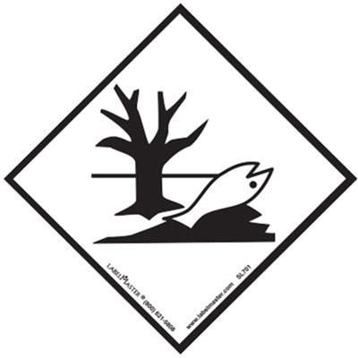 Environmentally Hazardous Substance Marking, Removable Vinyl