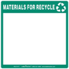 Materials for Recycle Label, Full Open Box, Thermal Paper
