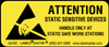Attention Static Sensitive Devices Label, Paper, 2" x 7/8"