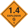 Explosive 1.4 G Label, Vinyl, 25ct